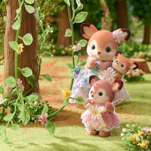 Alternative view of Epoch, Geyik Bebeklerin Çiçekli Salıncak Seti, Sylvanian Families