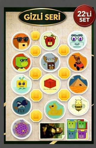Alternative view of Super Bear Adventure Gizli Seri Sticker Seti 22 Adet Suya Dayanıklı Etiket
