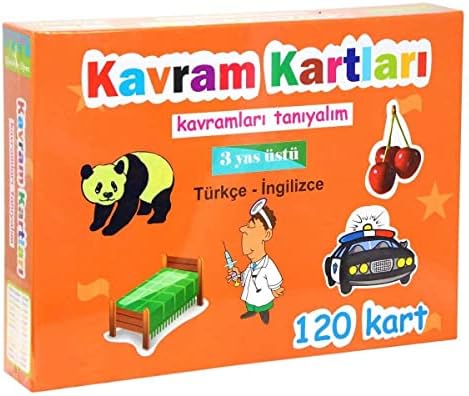 Kızılkaya Oyuncak KZL-145 Kavram Kartları-120 Kart