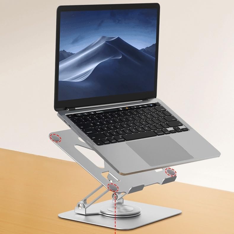 Taşınabilir Katlanabilir Folding Alüminyum Notebook Stand Alüminyum Ayarlanabilir Açı Ve Katlanabilir Portatif Rahat Kullanım 11 inç 17 İnç Dizüstü Bilgisayar ve Laptop Stant | X2