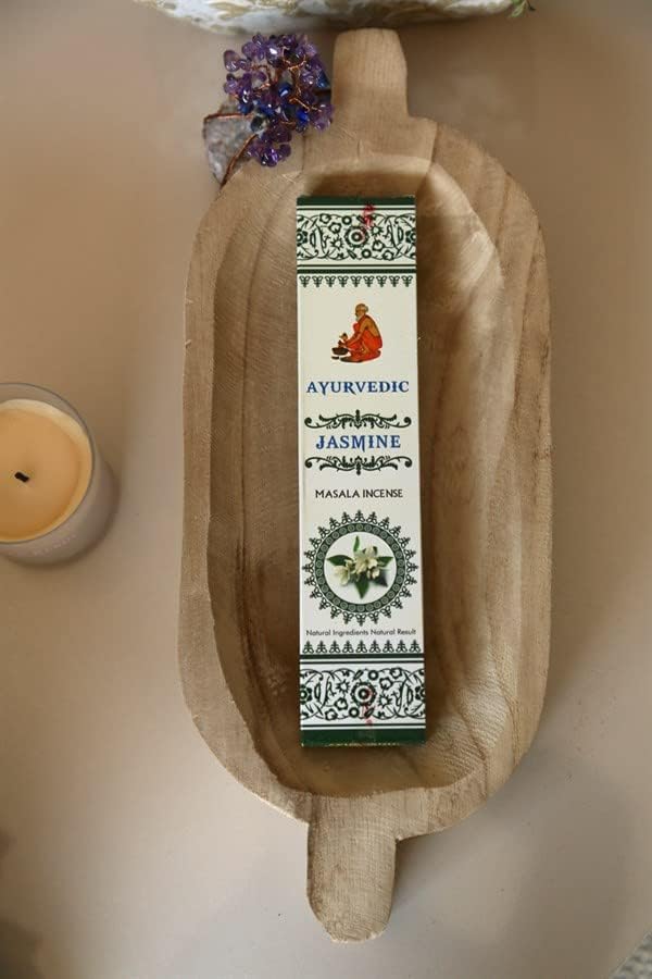Alternative view of Ayurvedic Doğal ÇUBUK Tütsüler || 20 farklı AROMA ve KOKU || PALO SANTO, WHITE SAGE (Adaçayı), NAG CHAMPA, SANDAL, LAVANTA, YOGA,.. (Jasmin (Yasemin))