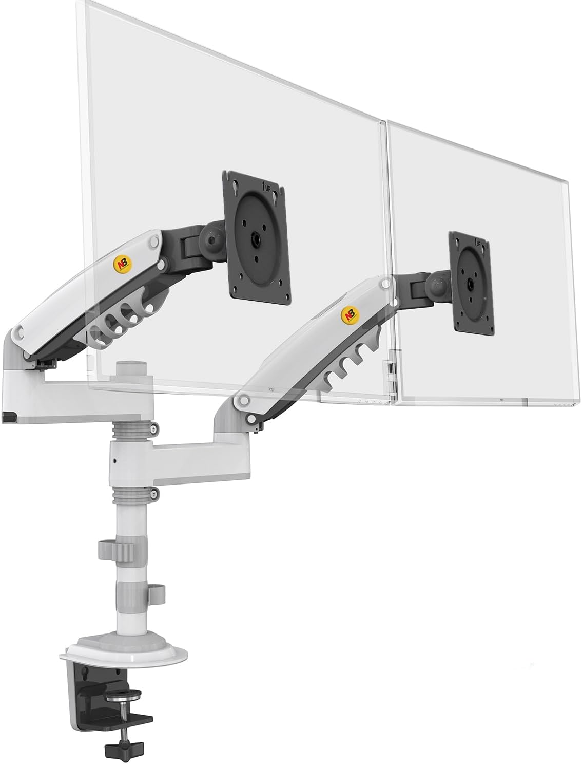 Alternative view of North Bayou NB H180 Ergonomic Profosyonel 17-35 inch Monitör Standı 2026 Versiyon (Beyaz)