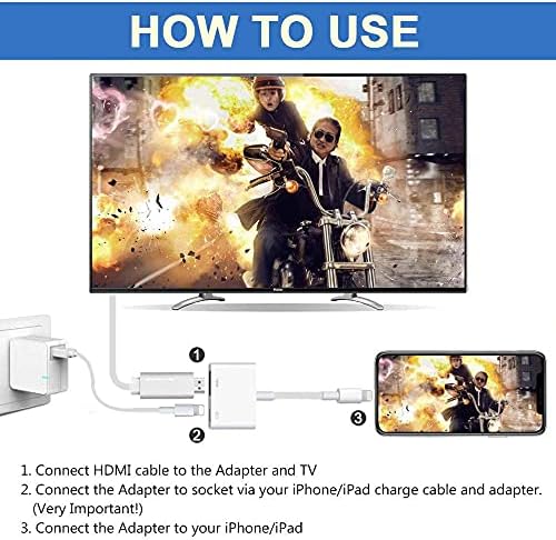 Alternative view of L8-HL Apple iPhone iPad Lightning to 4K 1080p HD HDMI Lightning PD Çevirici Hub Adaptör