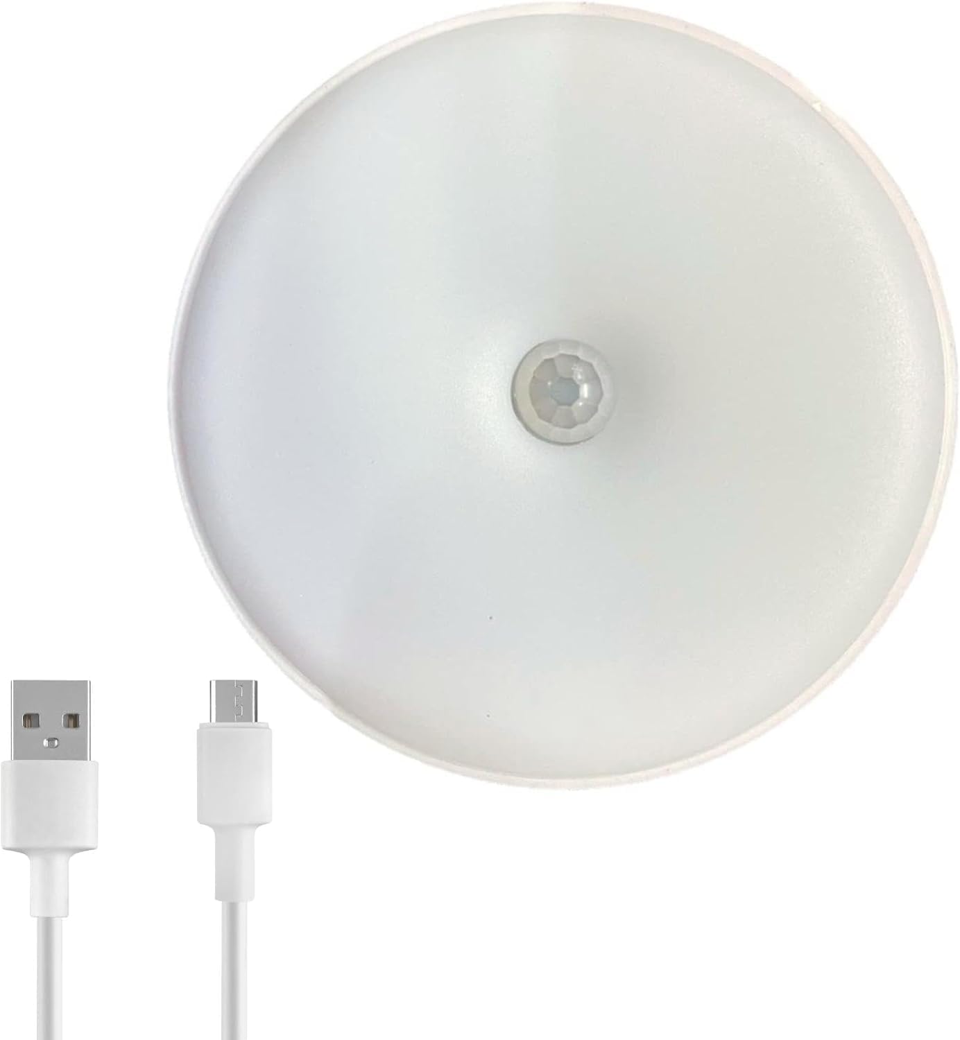 Alternative view of Hareket Sensörlü LED Gece Lambası – Şarj Edilebilir ve Taşınabilir 4000K Işık, USB ile Dolap İçi, Merdiven, Gardrop Altı Kullanımına Uygun Beyaz Işık Spot Lamba (1)