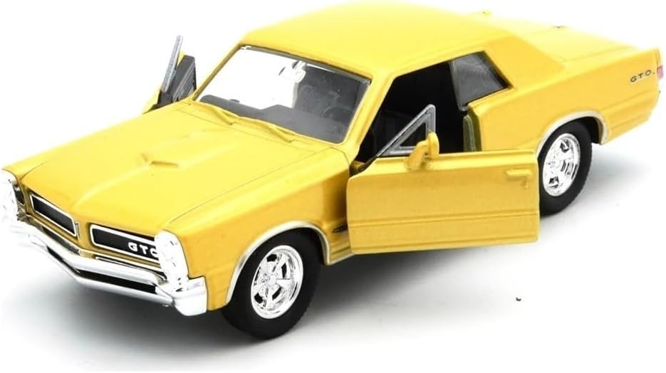 Welly 1:32 12 Cm. Welly Pontiac 65 GTO - Açık Sarı
