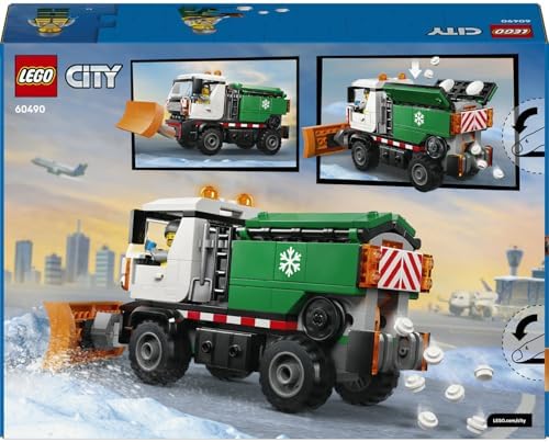 Alternative view of City Kar Küreme Aracı 60490 – 6 Yaş ve Üzeri Erkek ve Kız Çocuklar için Sürücü Minifigürü İçeren Yaratıcı Oyuncak Araba Yapım Seti, Çocuklar için Eğlenceli Hediye Fikri (263 Parça)