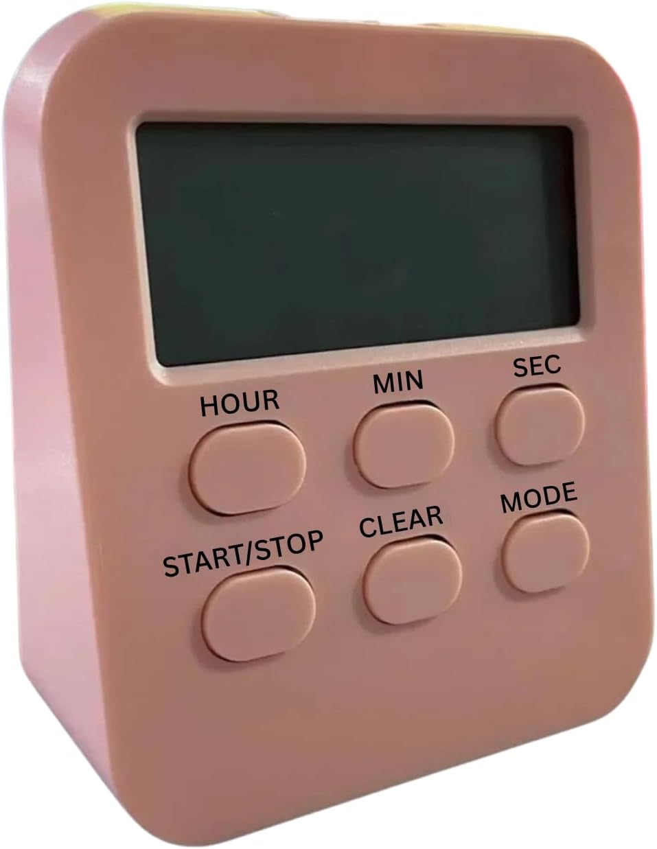 Alternative view of Öğrenci Ders Çalışma Saati Kronometreli Araç Saati Mutfak Bozdolabı Magnet Saat Zamanlayıcı Pembe