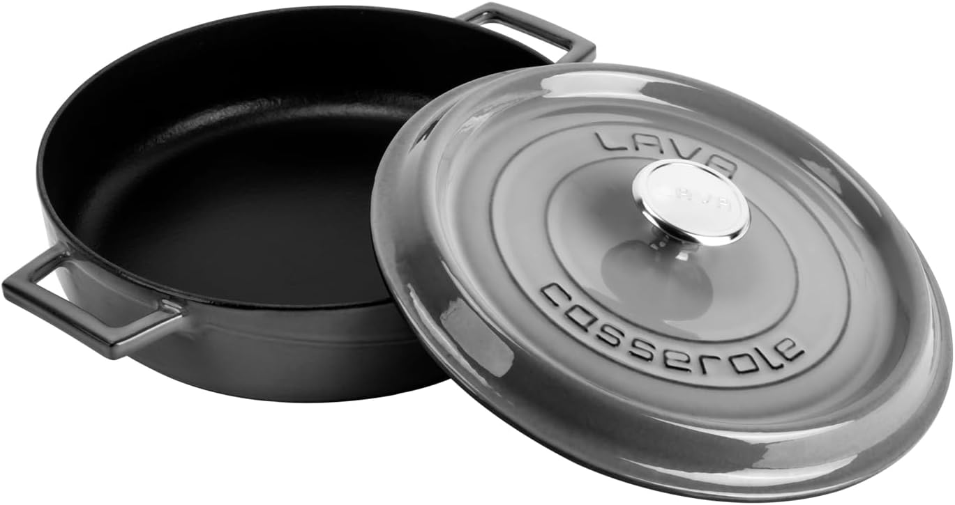 Alternative view of Metal Premium Serisi - Döküm Çok Amaçlı Tencere, Yuvarlak, 28 cm, Majolik Gri