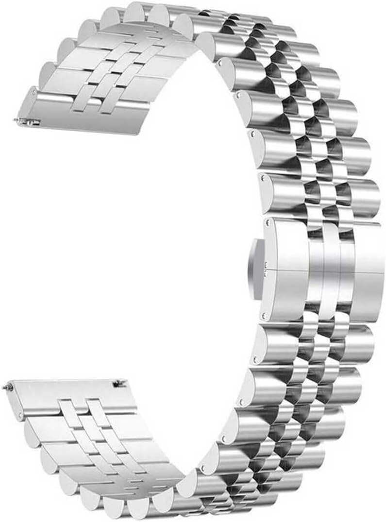 Alternative view of Galaxy Watch Active 2 44mm İle Uyumlu KRD, 36 20mm Metal Zore Kordon, Gümüş