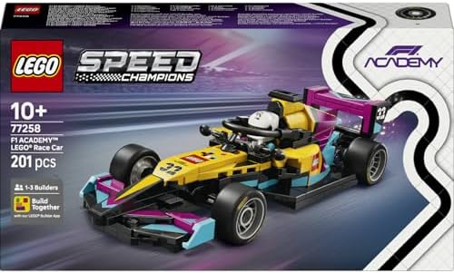 Alternative view of Speed Champions F1 ACADEMY Yarış Arabası 77258-10 Yaş ve Üzeri Çocuklar için Kasklı ve Peruklu Bir Kadın Sürücü Minifigürü İçeren Yaratıcı Oyuncak Yapım Seti, Hediye Fikri (201 Parça)