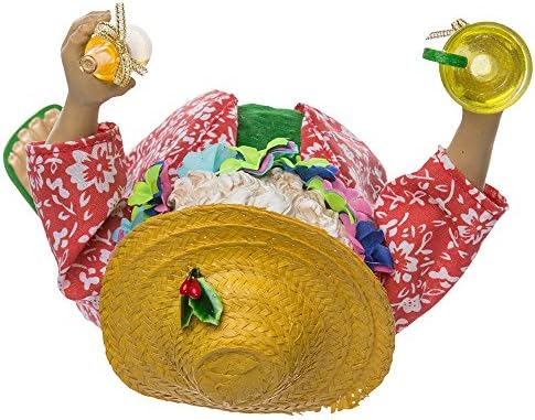 Kurt Adler Fabriche' Beach Noel Baba, 25 cm, 2 Parça set - Görsel 3