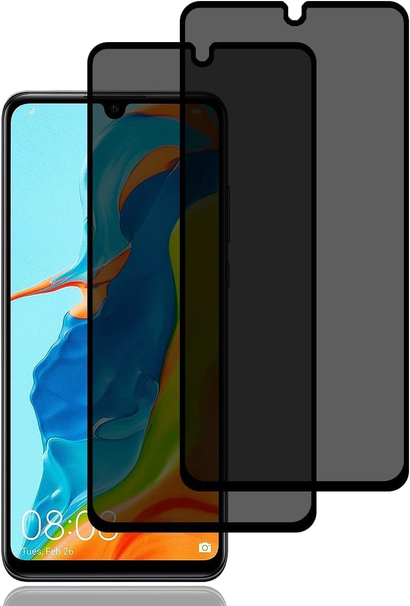 P30 Lite Privacy (Hayalet) Ekran Koruyucu – 2 Adet - 9H Temperli Cam, Yan Görünme Engelleyici, Tam Kaplama - Görsel 3