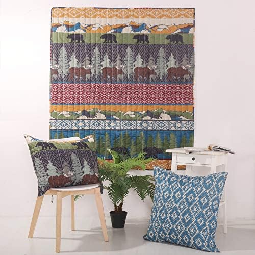 Home Black Bear Lodge Throw - Görsel 3