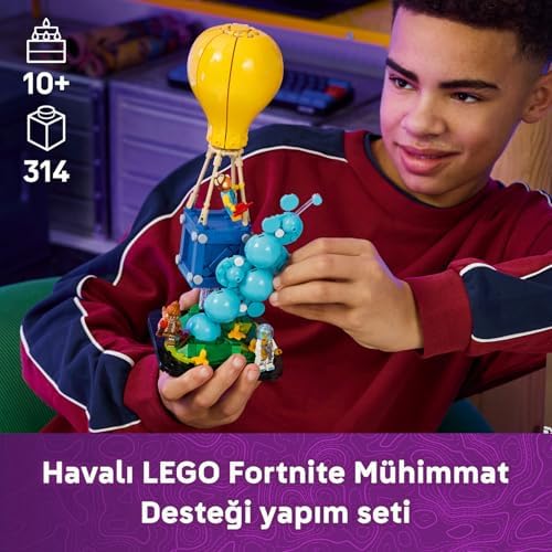 Alternative view of Mühimmat Desteği 77080-10 Yaş ve Üzeri Çocuklar için Dinamitli Japon Balığı ve Baltalı Akvaryum Kafa Dahil 3 Minifigür İçeren Yaratıcı Oyuncak Yapım Seti, Hediye Fikri (314 Parça