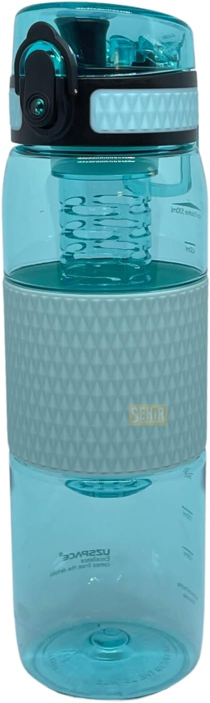 Alternative view of 530ml Silikon Gövdeli Detoks Aparatlı Tritan Su Matarası