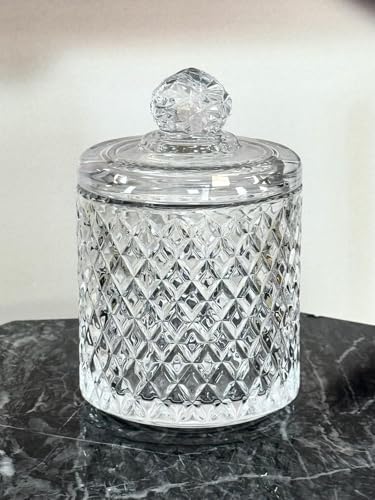Lüx Büyük Cam Şekerlik & Cam Lokumluk, Kesme Cam Lüx Şekerlik 13cm*7.8cm - 06640 - Görsel 3