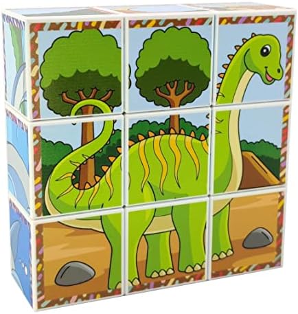 Alternative view of Dinozorlar 3D Manyetik Puzzle Seri 2 - (9 Mıknatıslı Küp 6 Dinazor Yapboz)