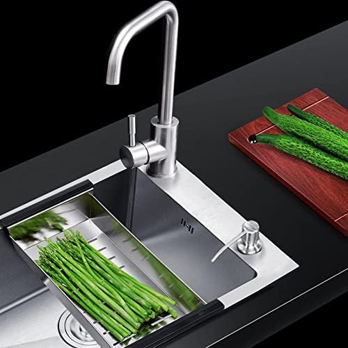 Alternative view of Lavabo Sabunluğu Fırçalanmış Nikel Sabunluk Mutfak Lavabo için 47 inç Tüp Doğrudan Sabun Şişesine Bağlanır, Artık Dolum Yok Mutfak Lavabo Tezgah Dispenseri Tezgahtan Dahili Dolum