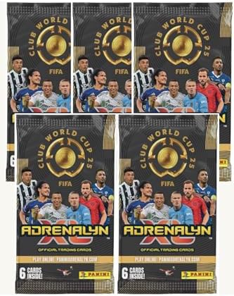 Panini FIFA Club World Cup 2025 Adrenalyn XL Official Trading Cards, 20 Paket, 120 Kart - Görsel 2