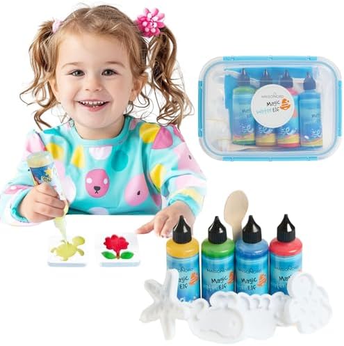 Magic Water Elf Sihirli Su Hayvanları Kendin Yap Eğitici Oyun Seti | Çocuklar için El Yapımı Renkli Su Peri Oyuncağı, Yaratıcı Oyun Parti Hediyeleri - Görsel 3