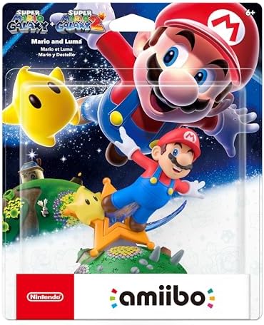 Alternative view of amiibo- Mario and Luma - Super Mario Galaxy + Super Mario Galaxy2 Series