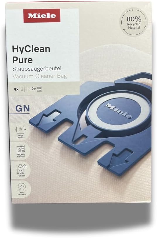 Alternative view of HyClean GN 3d verimlilik toz torbası için klasik, komple, S2000, S5000, ve S8000 Serisi 8.5 x 16.5 x 23.5 cm beyaz 9917730