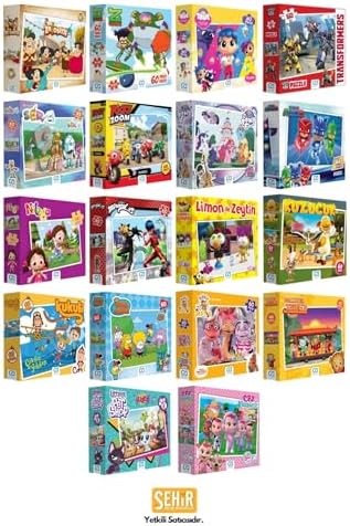Z-Takımı  60 Parça 34x24cm Çocuk Puzzle Yapboz Serisi