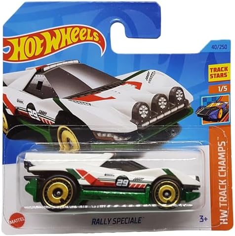 - Rally Speciale - HW Track Champs 1/5 - HKK37 - Short Card - Castrol - Bilstein - Track Stars - Mattel 2023 - Görsel 3