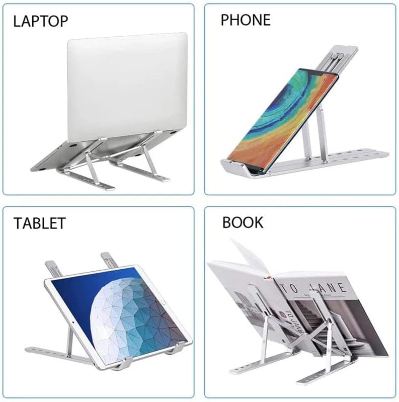 Alternative view of Apera GN-17 Alüminyum Kasa Dizüstü Bilgisayar Standı Katlanır Çantalı Tablet ve Telefonla Uyumlu
