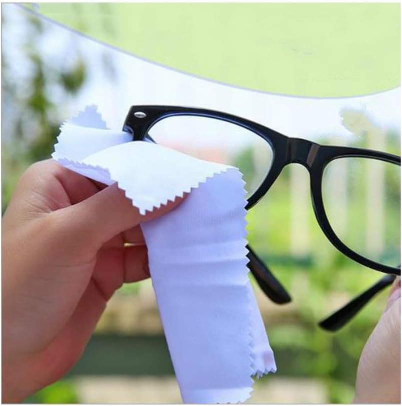 5'li Mikrofiber Gözlük Temizleme Bezi | Çiziksiz Lens Temizleme Bezi | Gözlük, Kamera, Telefon, Tablet ve Ekran Temizlik Bezi | Tüy Bırakmaz, Yıkanabilir, Yeniden Kullanılabilir