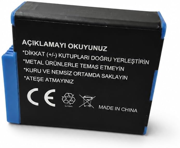 Alternative view of GoPro Hero 9 Hero 10 Hero 11 Hero 12 Black ile Uyumlu AHDBT-901 Yedek Kamera Bataryası 1730mAh 3.85V Şarjlı Aksiyon Kamera Pili Uzun Süreli Kullanım | (GO901)