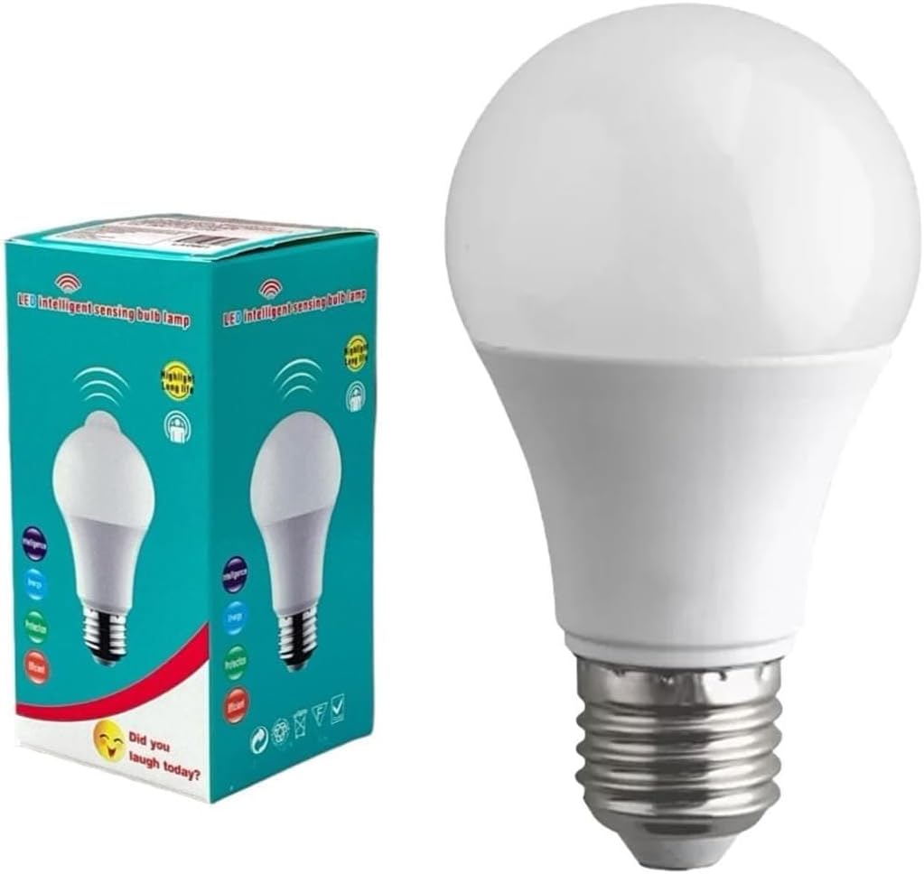 Hareket Sensörlü 7 Watt 6500K Beyaz Led Ampul, kendinden sensörlü,