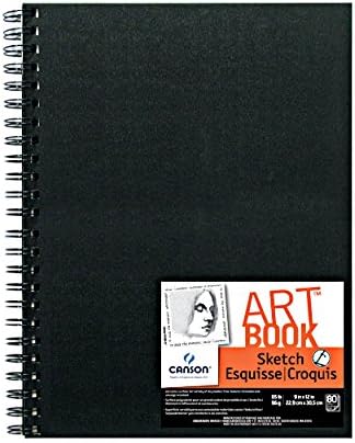 Alternative view of Artist Serisi Eskiz Defteri Kağıt Pedi, Kalem ve Kömür İçin, Asitsiz, Tel Ciltli, 29,5 kg, 9 x 12 İnç, 80 Yaprak