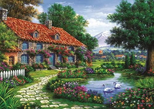 Kuğulu Bahçe 1500 Parça Puzzle - Görsel 2