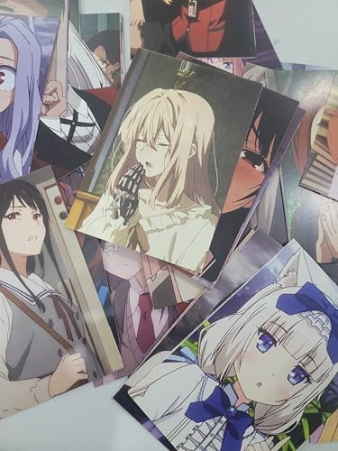 Alternative view of 80 Adet Anime Kadın Yüzü Duvar Kolaj Kiti – Yüzler ve Gözler Poster Seti, Kawaii Anime Kolaj Kartları, Kuşe Kağıt 350 gr, 10x15 cm, Yüksek Kaliteli Duvar Dekorasyonu, Kutulu Ambalaj