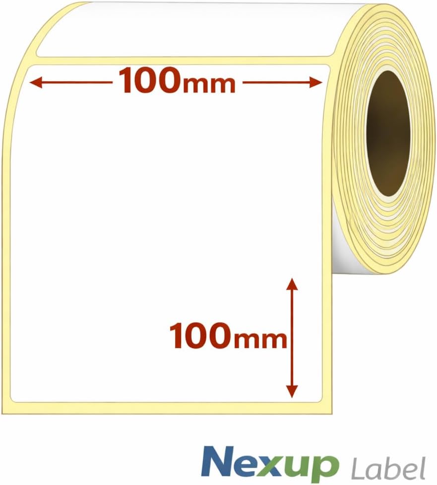 100x100 mm Termal Etiket, Barkod/Adres/Kargo Termal Etiketleri,  ve Diğer Yazıcılarla Uyumlu