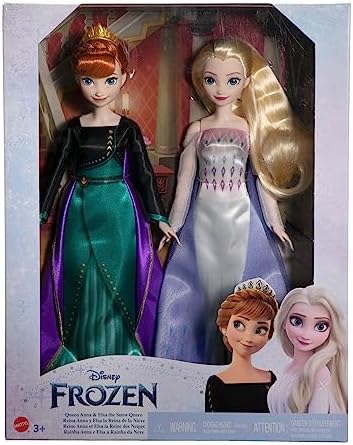 Frozen Karlar Ükesi Prensesleri Anna ve Elsa - 2'li Paket, 3 yaş ve üzeri, HMK51 - Görsel 2