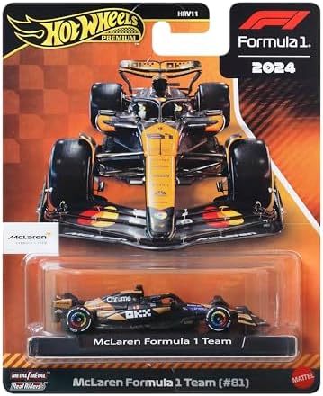 Formula 1 Yarış Arabası, McLaren Formula 1 Team, Premium Koleksiyon, Die-Cast Metal, 6+ Yaş, HRV11-Jbm11 Model (#81) - Görsel 3