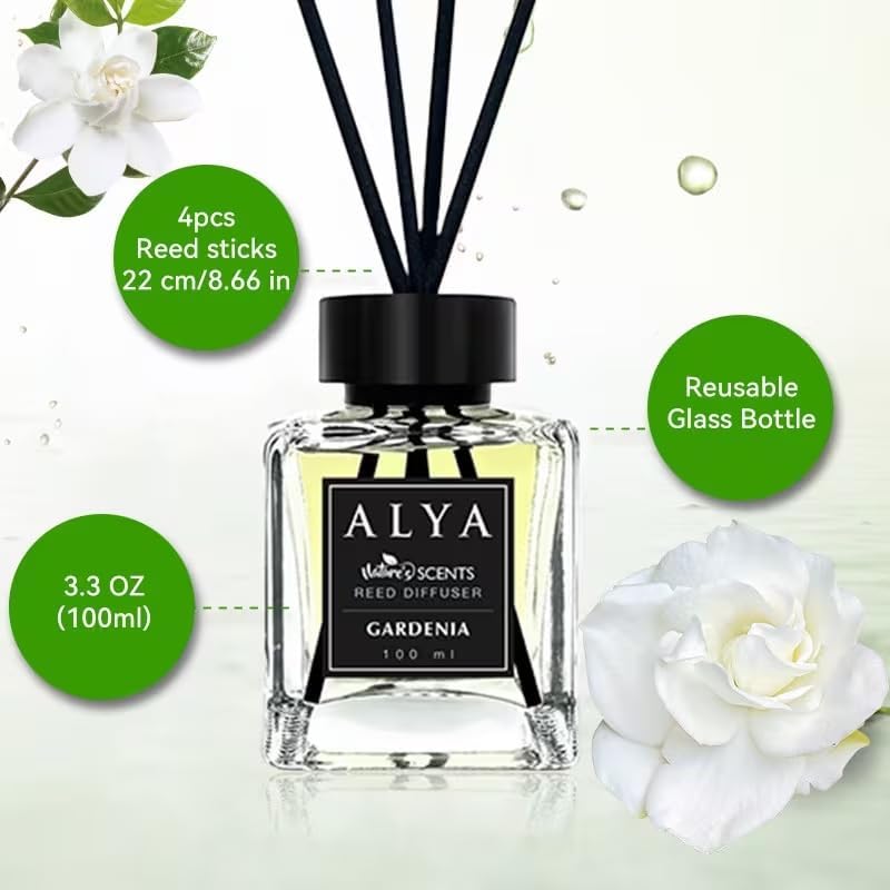 Gardenia Bambu Çubuklu Oda Kokusu- Gardenya Kokusu