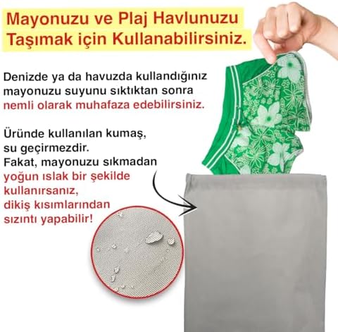 Çamaşır torbası, Seyahat organizer, Kirli çamaşır torbası,Valiz içi organizer, Çamaşır sepeti, Saklama çantası (Gri) - Görsel 3