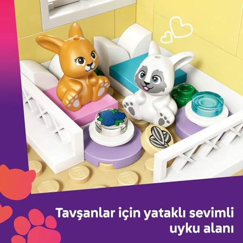 Alternative view of Heartlake Şehri Tavşan Oteli 42679 – 5 Yaş ve Üzeri Çocuklar için Paisley ve Leo Mini Bebekleri ile 2 Tavşan Figürü İçeren Yaratıcı Oyuncak Yapım Seti, Eğlenceli Hediye Fikri (161 Parça)