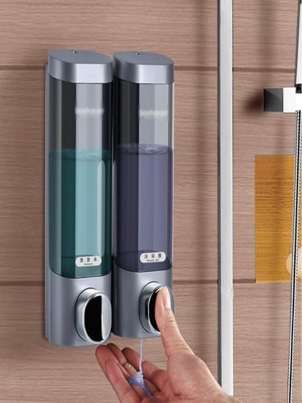 Şampuan Ve Duş Jeli Organizatör Ikili Duvara Monte (300 ML) Matkapsız Mutfak Detarjan