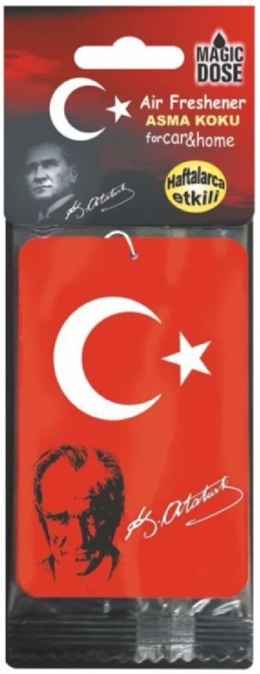 Asma Karton Koku Türk Bayrağı-Atatürk