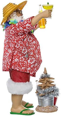 Kurt Adler Fabriche' Beach Noel Baba, 25 cm, 2 Parça set - Görsel 2