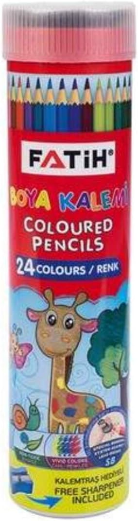 24 Renk Tam Boy Tüplü Kuruboya
