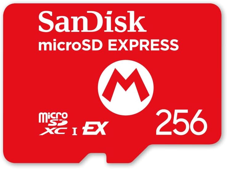 Alternative view of NINTENDO SWITCH 2 MICRO SD CARD  - MARIO 256GB