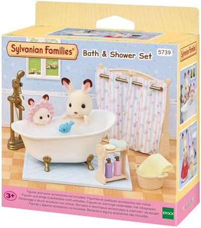 Sylvanian Families EPOCH Banyo Ve Duş Seti, Oyuncak - Görsel 2