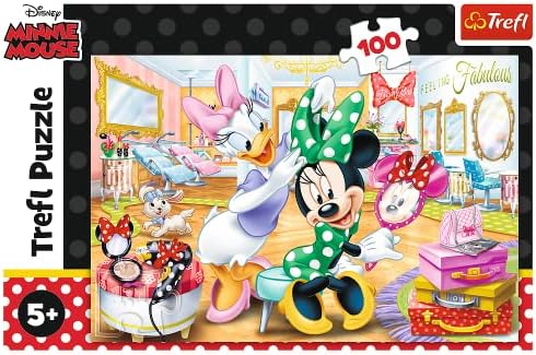 , Yapboz, Minnie Güzellik Stüdyosunda, Minnie, 100 parça, 5 yaşından büyük çocuklar için - Görsel 3