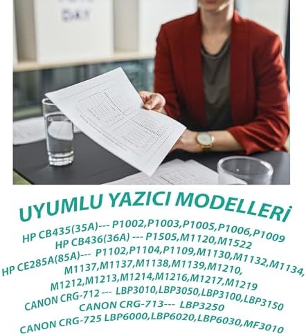 Alternative view of YSY Ce285A P1102 M1212nf M1217nfw P1109w 1102w 1600 Sayfa Verimli Muadil Toner Kartuş