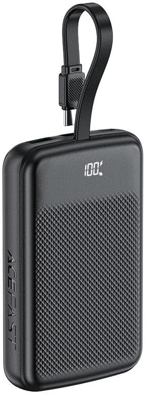 Acefast LED Dijital Ekran Göstergeli 10000 mAh Taşınabilir Şarj Aleti PD22.5W Powerbank + Usb-C Kablosu - M13 - Görsel 3